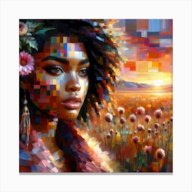 Portrait Artwork 12 Canvas Print