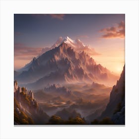 Mountain Landscape Canvas Print