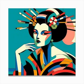 Geishaart300 Canvas Print