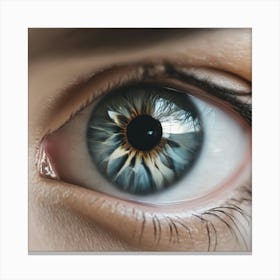 Close Up Of An Eye Canvas Print