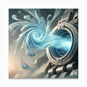 Elemental Artillery Air Projectile Canvas Print