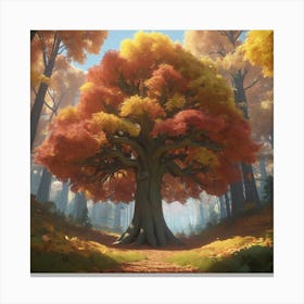 Autumn Tree Canvas Print