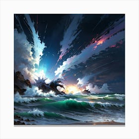 Stormy Night Canvas Print