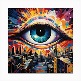 Eye Of The City Canvas Print