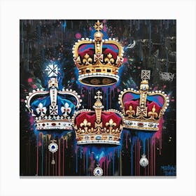 Crowns Canvas Print