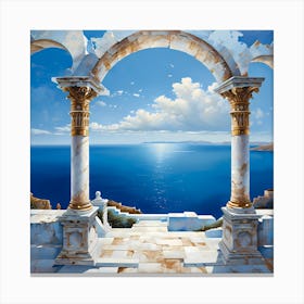 Archway To The Sea Canvas Print