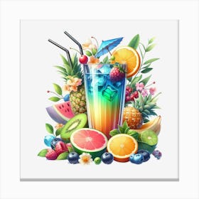 Tropical Drink 2 Canvas Print