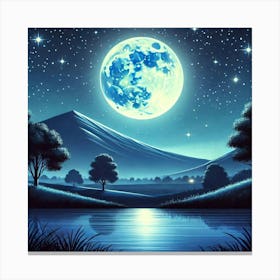 Full Moon In The Sky 29 Canvas Print