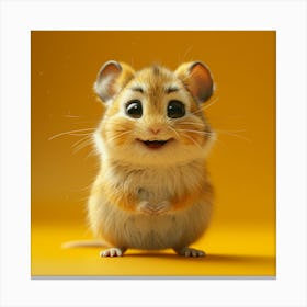 Cute Hamster 9 Canvas Print