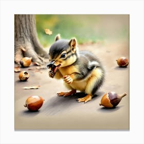 Chipmunk 10 Canvas Print