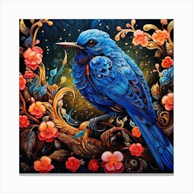 Blue Bird Canvas Print