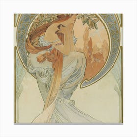 'The Lady Of The Moon' Canvas Print