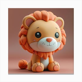 Cute Lion Canvas Print