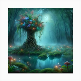 Fairy Forest 6 Canvas Print