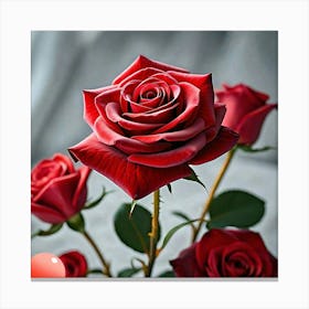 Red Roses Canvas Print