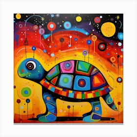 Turtle In The Sky 2 Canvas Print