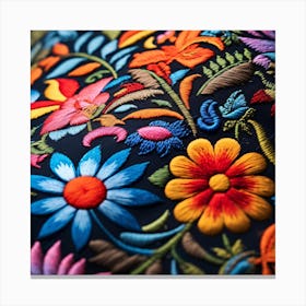 Mexican Embroidery Canvas Print