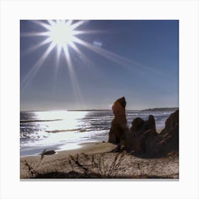 Sunset Lucy Vincent Beach Canvas Print