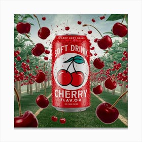 Cherry Drink Canvas Print