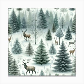 Winter Forest 4 Canvas Print