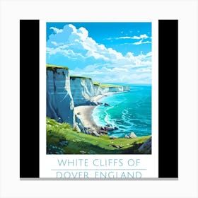 White Cliffs Of Dover England Canvas Print