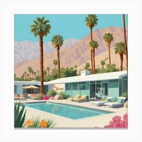 Default Palm Springs Art 2 Canvas Print