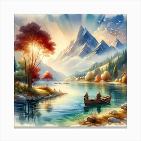 Landscape Painting 49 Canvas Print