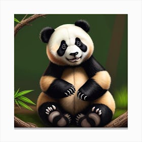 Panda Bear Canvas Print