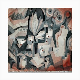 Dry Cooler Garden (1921) Painting In High Resolution By Paul Klee Canvas Print