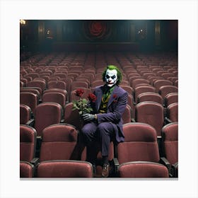 Joker In The Auditorium Canvas Print