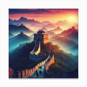 Great Wall Of China 4 Canvas Print