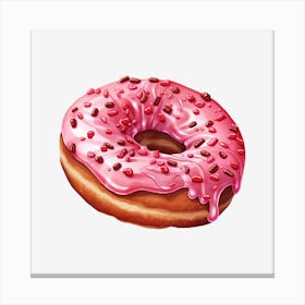 Donut With Icing 5 Canvas Print