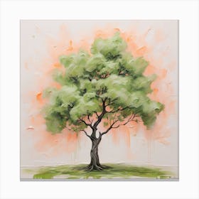 Tree Painting Canvas Print