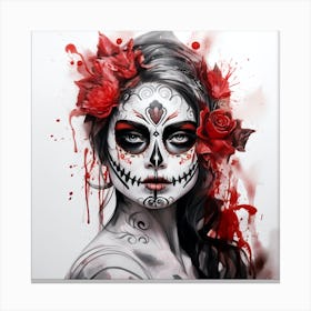 Day Of The Dead 9 Canvas Print