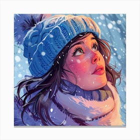 Winter Girl 1 Canvas Print