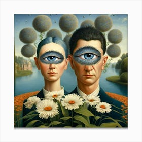 'The Eyes Of Love' Canvas Print