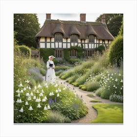 Suffolk cottage Canvas Print