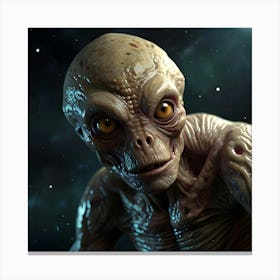 An Image Of An Alien Creatures From Space Canvas Print