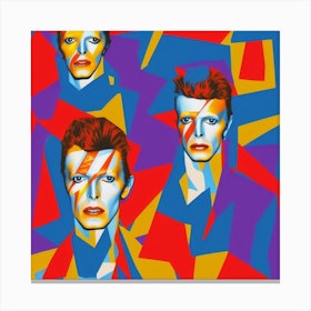 David Bowie Matisse Cut Out Style Canvas Print