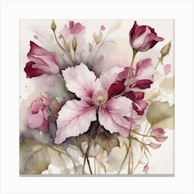 Clematis 1 Canvas Print