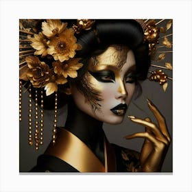 Geisha 204 Canvas Print