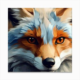 Fox Painting 1 Canvas Print