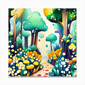 Forest Path 2 Canvas Print