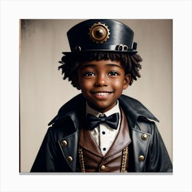 Steampunk Boy Canvas Print