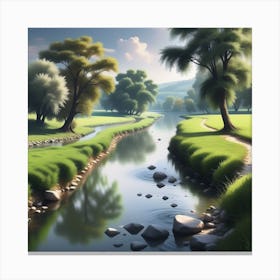Landscape Painting 171 Canvas Print