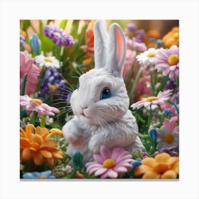 Cute Bunny 1 Canvas Print