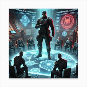 General Drax Resourceful Leadership Canvas Print