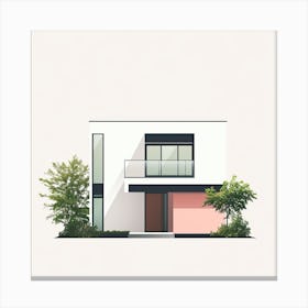 Modern House 11 Canvas Print