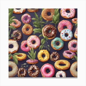 Donut Plant Art Print (3) Canvas Print