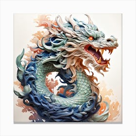 Dragon Head Canvas Print